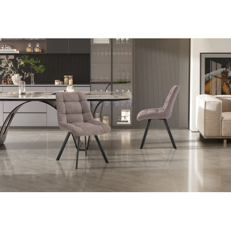 Chaise LILAS en tissu