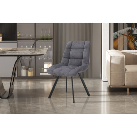 Chaise LILAS en tissu
