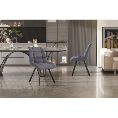 Chaise LILAS en tissu