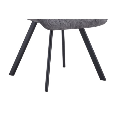 Chaise LILAS en tissu