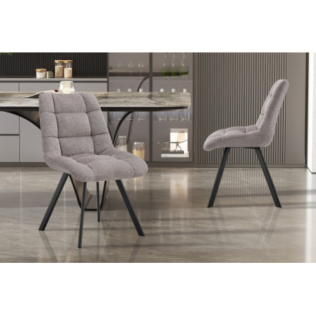 Chaise LILAS en tissu