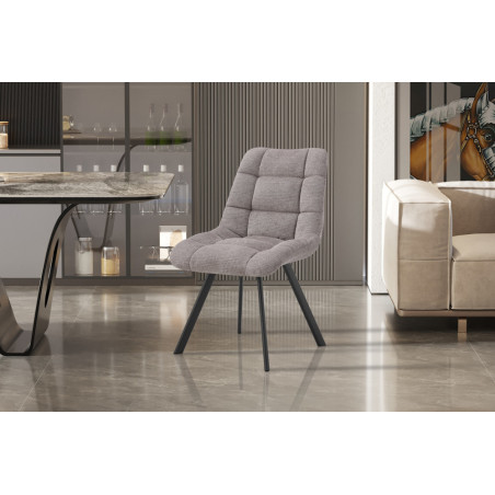 Chaise LILAS en tissu