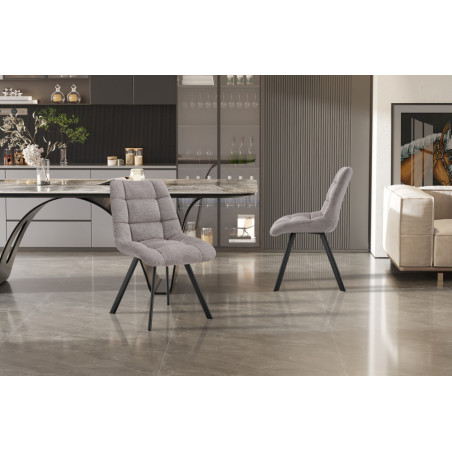Chaise LILAS en tissu