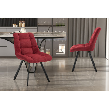 Chaise LILAS en tissu