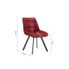Chaise LILAS en tissu