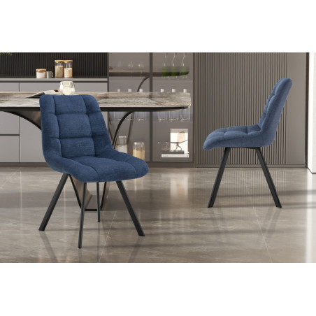 Chaise LILAS en tissu