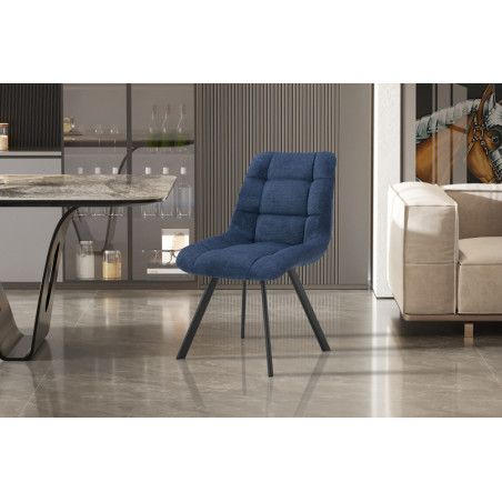 Chaise LILAS en tissu