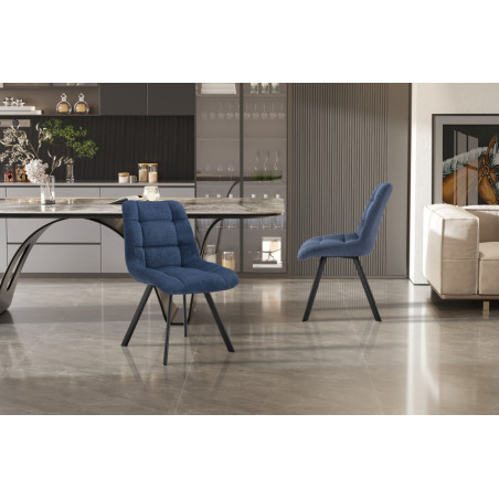 Chaise LILAS en tissu