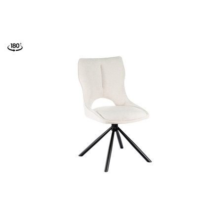 Chaise pivotante MURIER en tissu