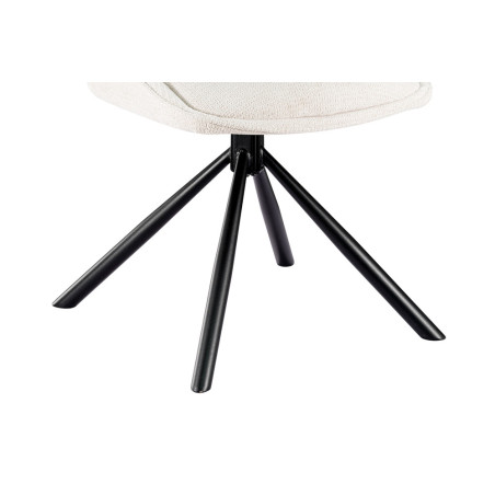 Chaise pivotante MURIER en tissu
