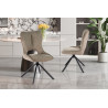 Chaise pivotante MURIER en tissu