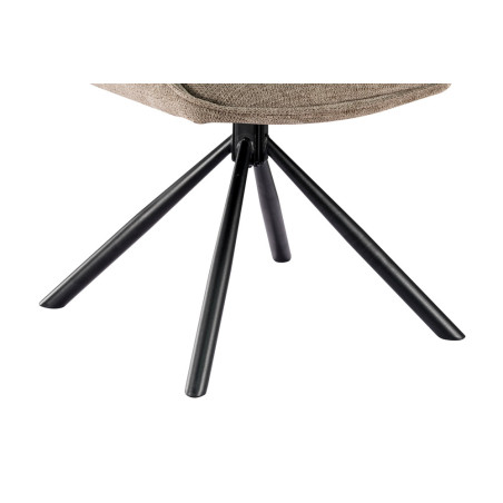 Chaise pivotante MURIER en tissu