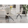Chaise pivotante MURIER en tissu