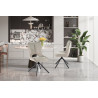 Chaise pivotante MURIER en tissu