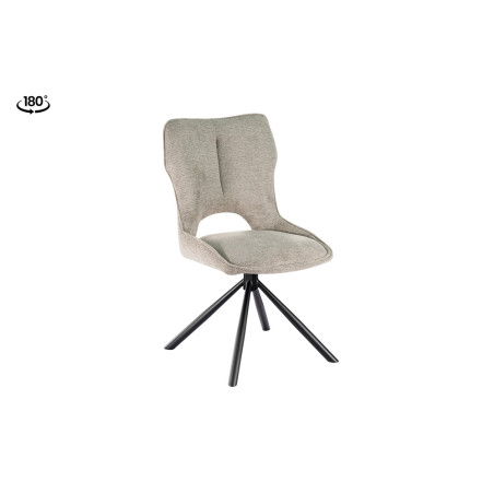 Chaise pivotante MURIER en tissu