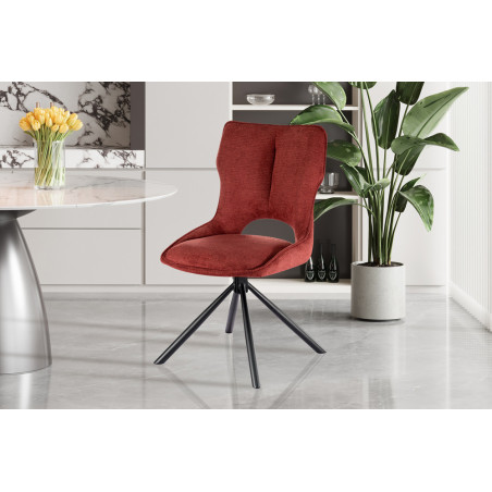 Chaise pivotante MURIER en tissu