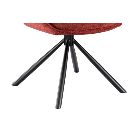 Chaise pivotante MURIER en tissu