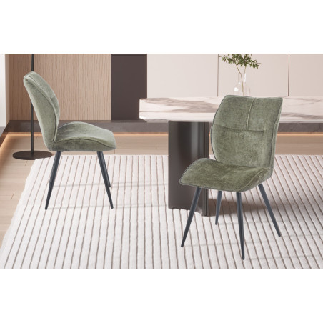 Chaise FAYARD en tissu