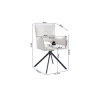 Chaise pivotante BOULEAU en tissu