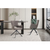 Chaise pivotante BOULEAU en tissu