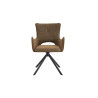 Chaise pivotante BOULEAU en tissu