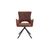 Chaise pivotante BOULEAU en tissu