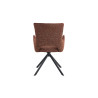 Chaise pivotante BOULEAU en tissu