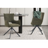 Chaise pivotante BOULEAU en tissu