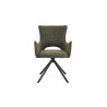 Chaise pivotante BOULEAU en tissu