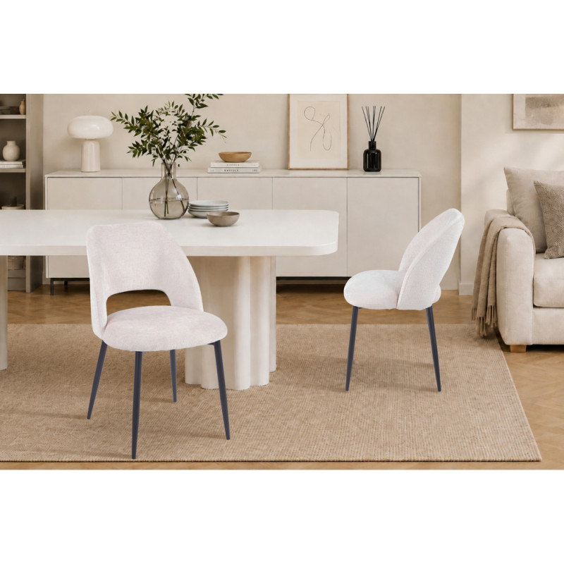 Chaise AULNE en tissu