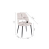Chaise AULNE en tissu