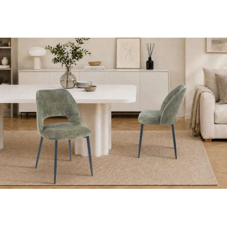 Chaise AULNE en tissu