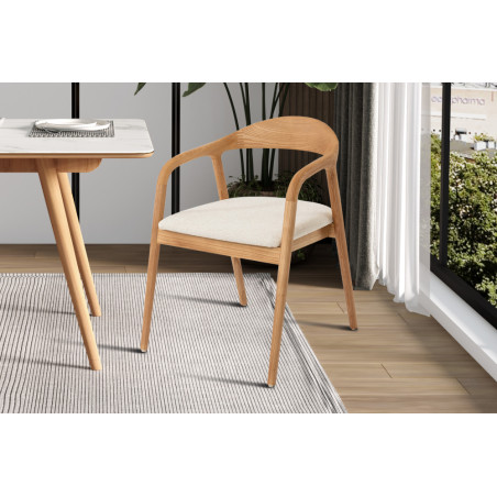 Chaise CLEMATITE en bois massif