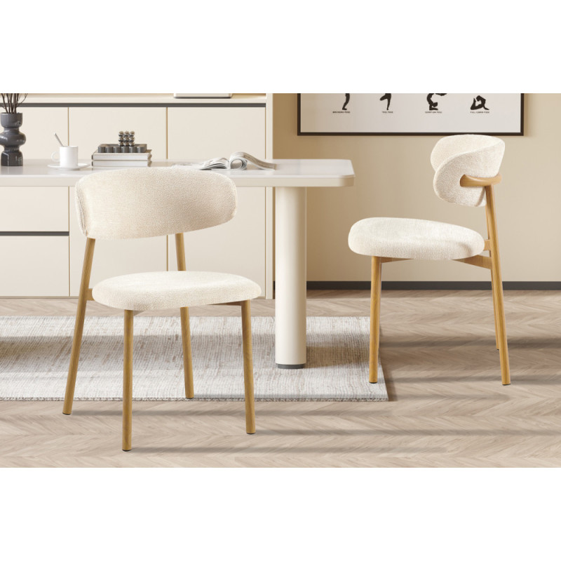 Chaise COTON en tissu