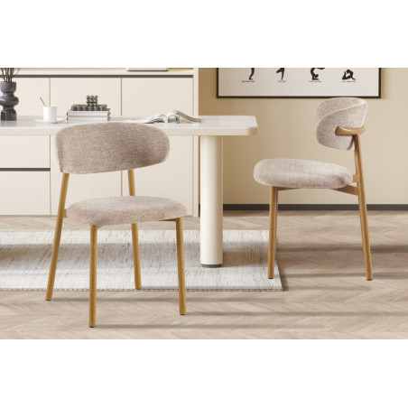 Chaise COTON en tissu