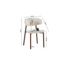 Chaise COTON en tissu