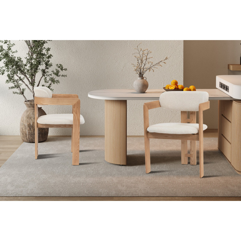 Chaise CAMOMILLE en bois massif