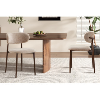 Chaise NOVA en tissu