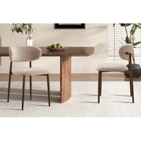 Chaise NOVA en tissu