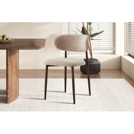 Chaise NOVA en tissu
