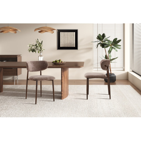 Chaise NOVA en tissu