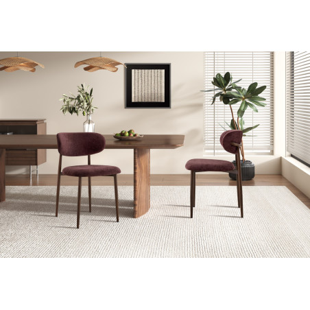 Chaise NOVA en tissu