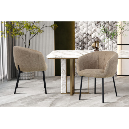 Chaise SAHARA en tissu