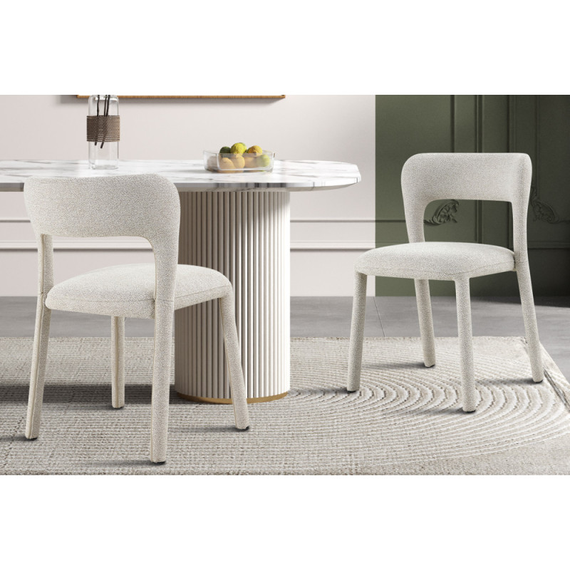 Chaise ECUME en tissu