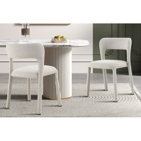 Chaise ECUME en tissu