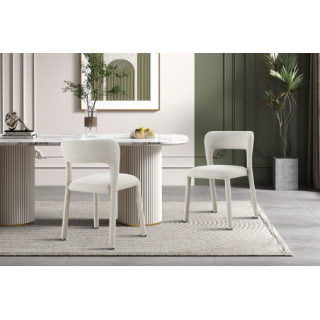Chaise ECUME en tissu