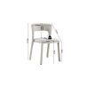 Chaise ECUME en tissu