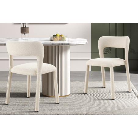 Chaise ECUME en tissu