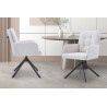 Chaise pivotante GRENADINE en tissu
