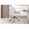 Chaise pivotante GRENADINE en tissu